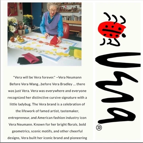 VTG Vera Neumann Elegant Pointed Ends Oblong Scarf. Peonies & Polkadot Design. - Picture 13 of 13